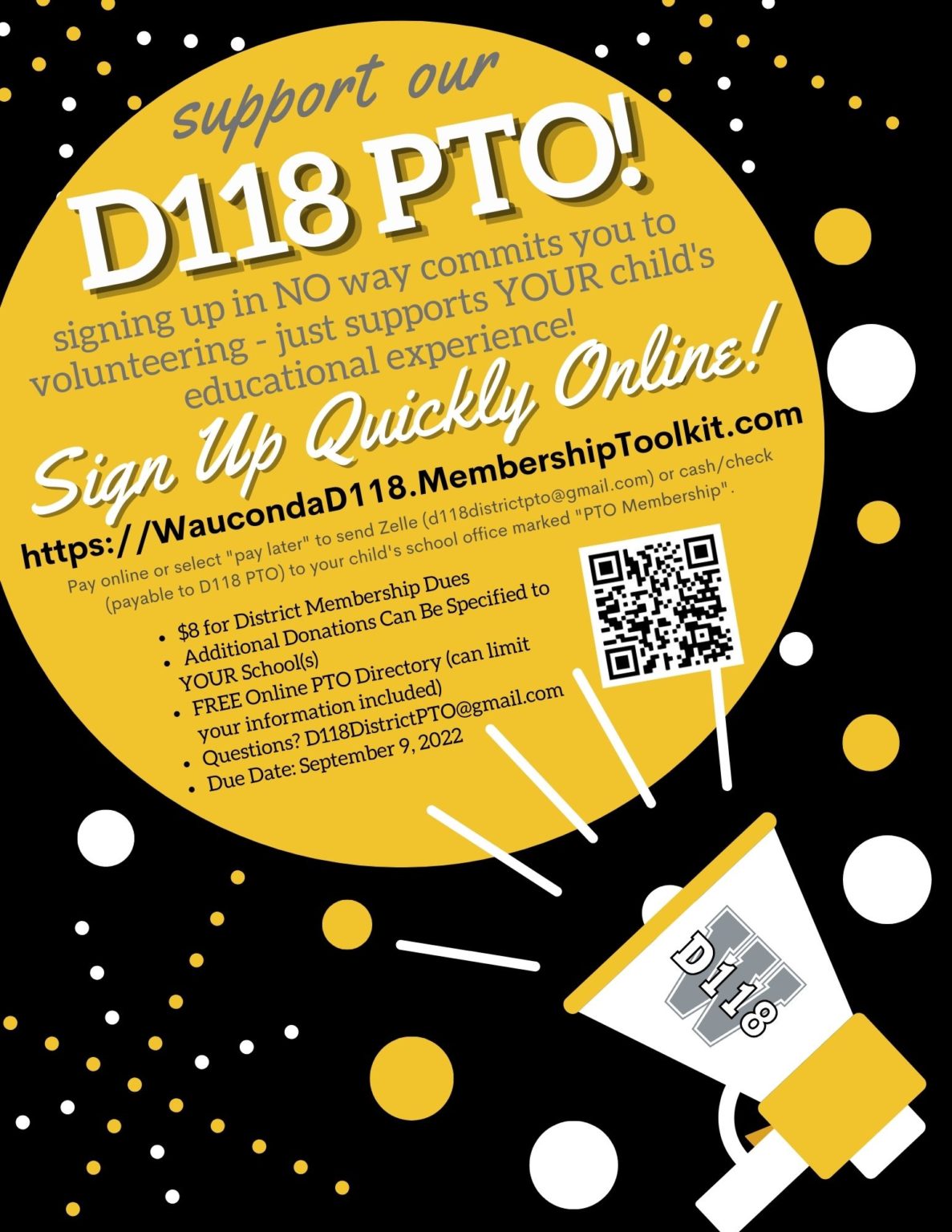 Robert Crown School PTO » D118 PTO Sign Up 2223